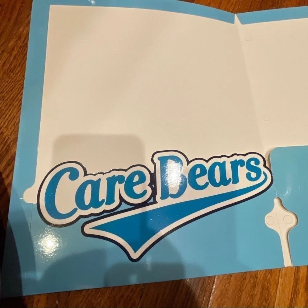 Star point 2004 Care Bears Superstar! Blue Pocket Folder